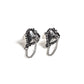 Alchemy Gothic Witches Heart Pair of Stud Earrings (E433)