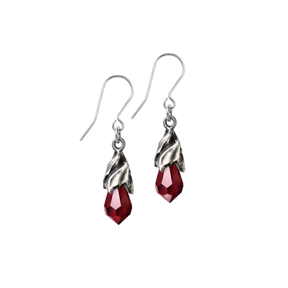 Alchemy Gothic Empyrean Tear Pair of Dropper Earrings (E437R)