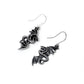 Alchemy Gothic Flight of Airus Pair of Dropper Earrings (E442)