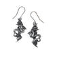 Alchemy Gothic Flight of Airus Pair of Dropper Earrings (E442)
