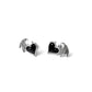 Alchemy Gothic Blacksoul Pair of Stud Earrings (E444)
