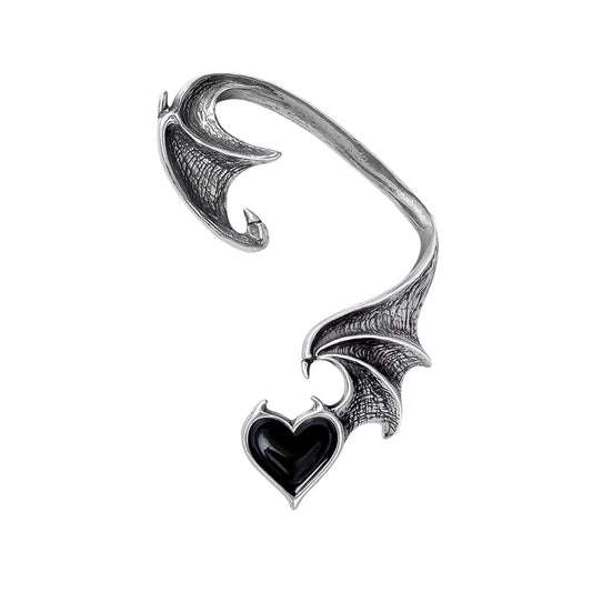 Alchemy Gothic Blacksoul Single Ear Wrap Earring (E445)