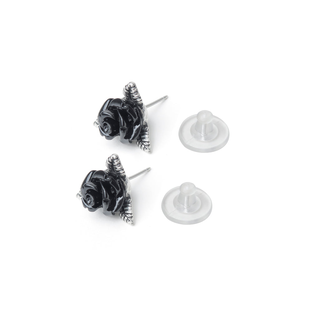 Alchemy Gothic Ring O' Roses Pair of Stud Earrings (E447)