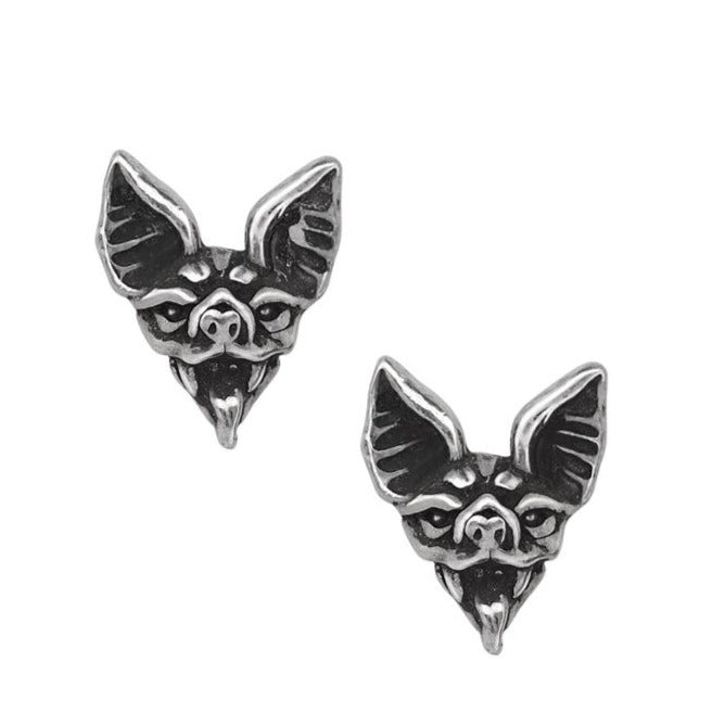 Alchemy Gothic Cauchemar Pair of Stud Earrings (E457)