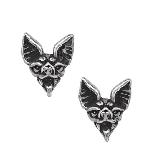 Alchemy Gothic Cauchemar Pair of Stud Earrings (E457)