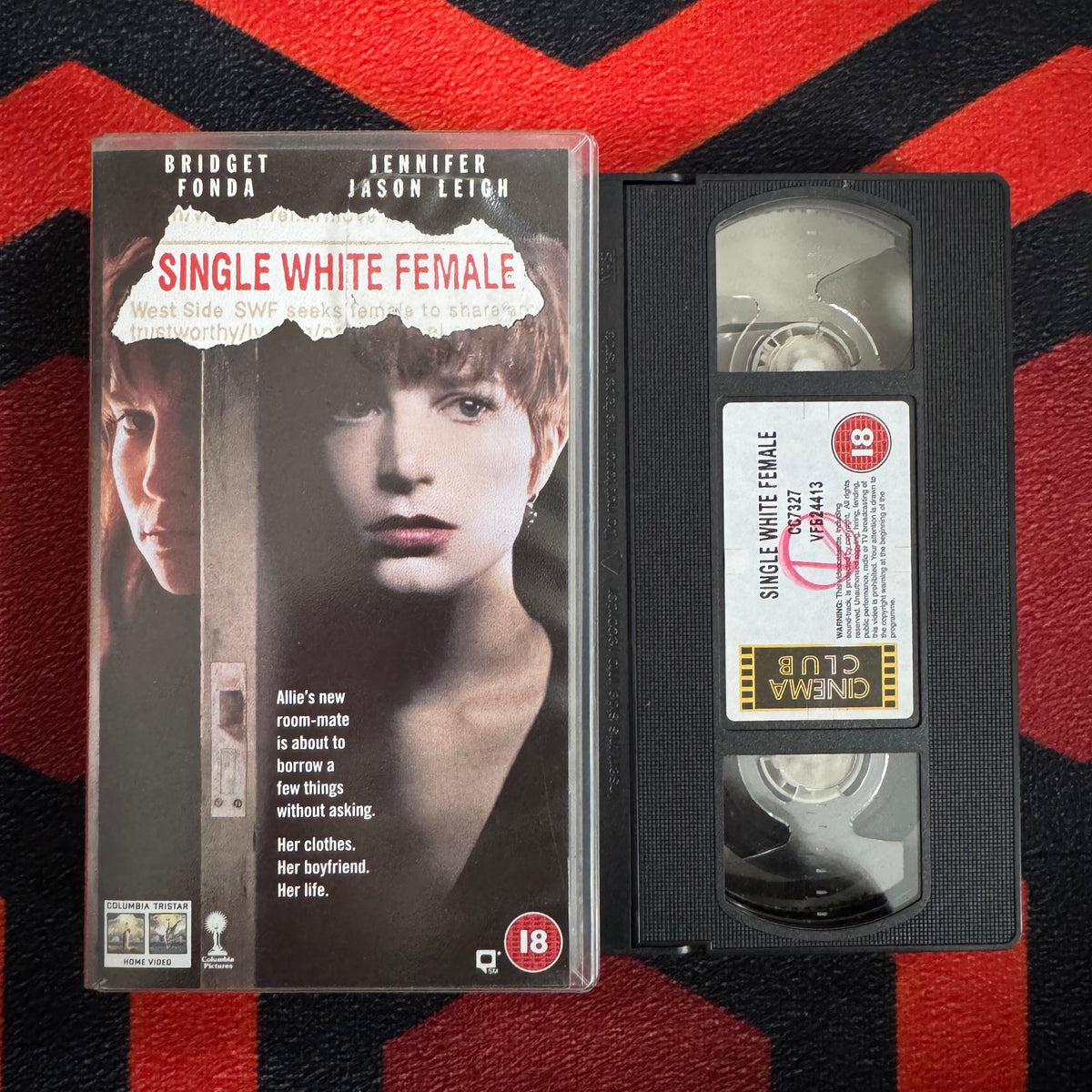 Single White Female VHS Video (1992) CC7327