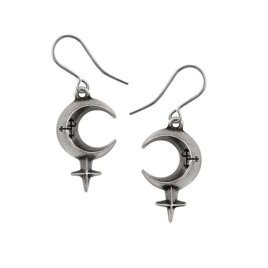 Alchemy Gothic Lilith Pair of Dropper Earrings (E469)