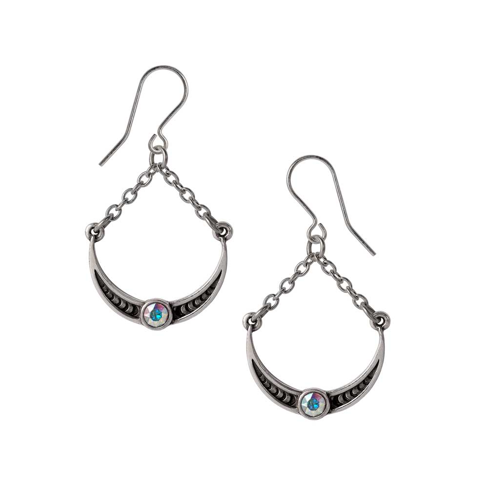 Alchemy Gothic Priestess of Ishtar Pair of Dropper Earrings (E476)