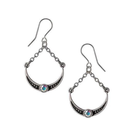 Alchemy Gothic Priestess of Ishtar Pair of Dropper Earrings (E476)