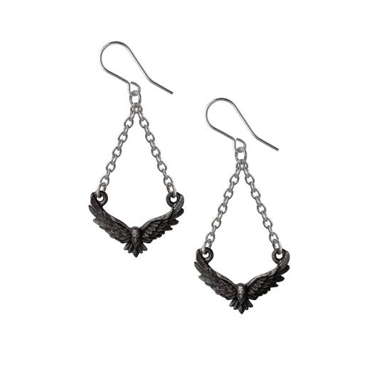 Alchemy Gothic Conspiracy Pair of Dropper Earrings (E478)