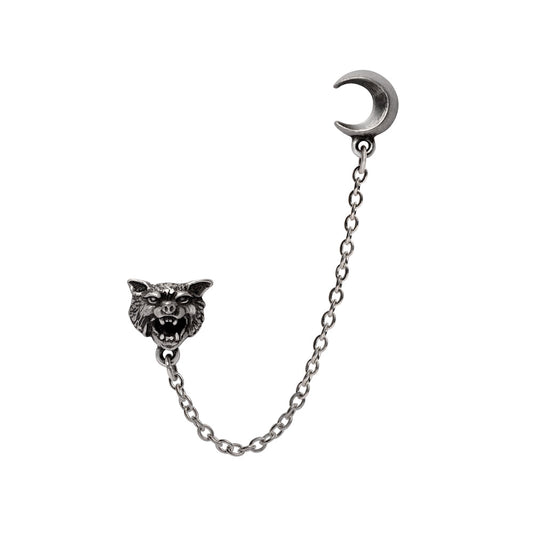 Alchemy Gothic Howl Single Cuff Stud Earring (E481)