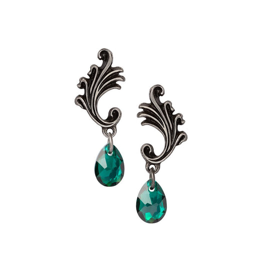 Alchemy Gothic Churchyard Pair of Dropper Earrings (E490)