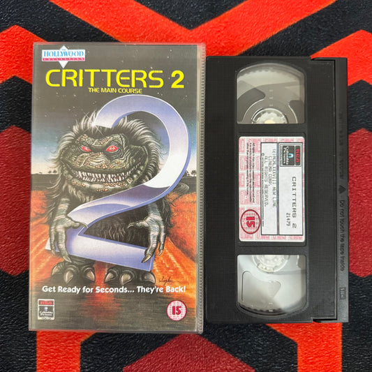 Critters 2: The Main Course VHS Video (1988) CVR21479