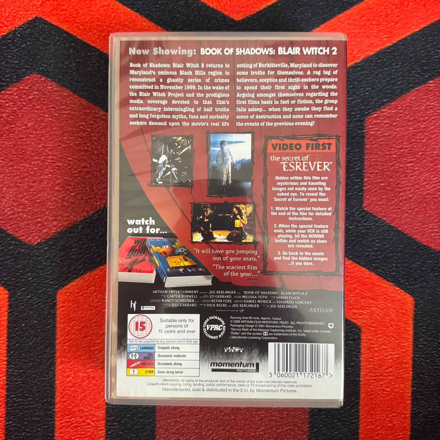 Blair Witch 2: Book Of Shadows Ex Rental VHS Video (2000) MP016R