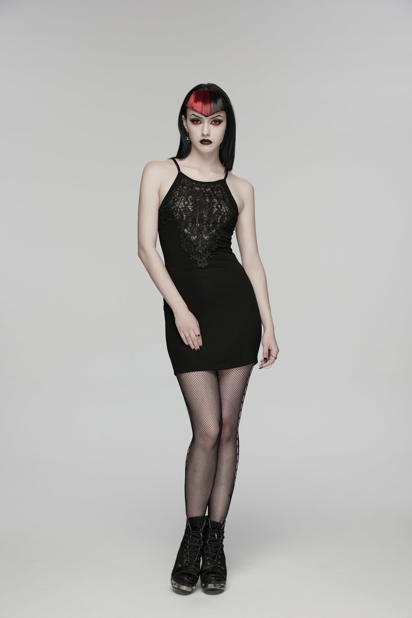 Punk Rave Juliette Goth Slip Dress