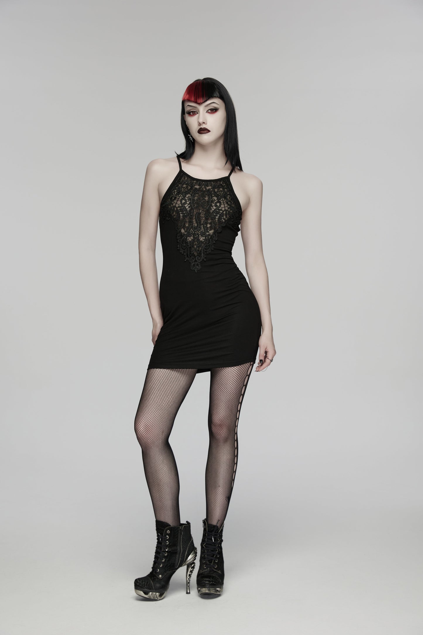 Punk Rave Juliette Goth Slip Dress