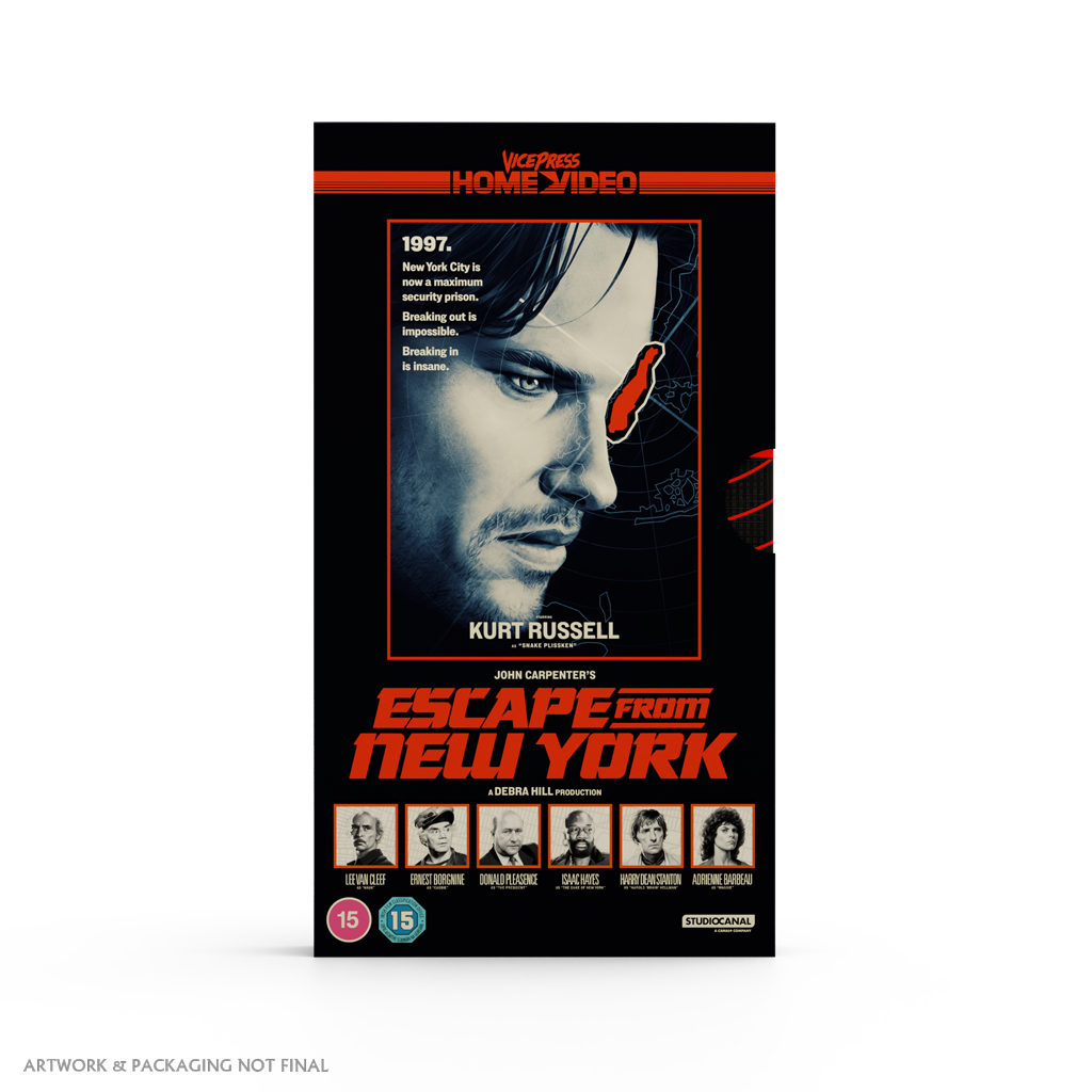 Escape From New York - Slipcase Edition Horror VHS