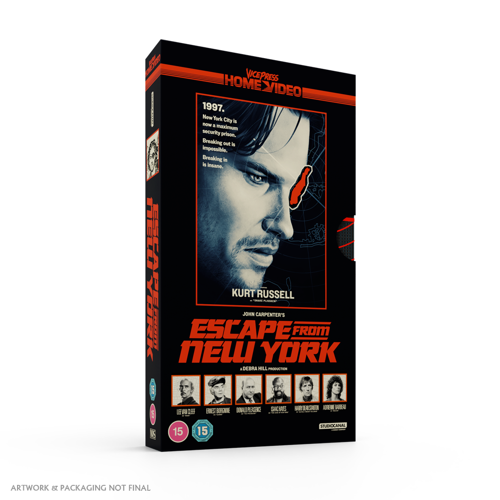 Escape From New York - Slipcase Edition Horror VHS