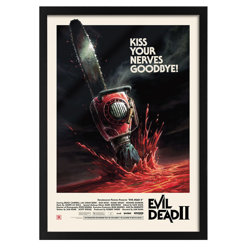 Evil Dead II Horror Poster