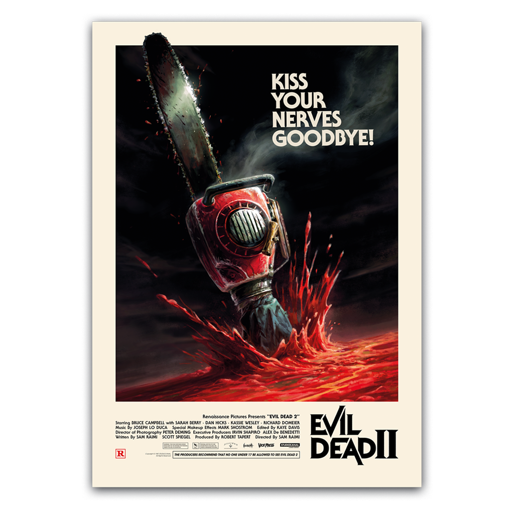 Evil Dead II Horror Poster