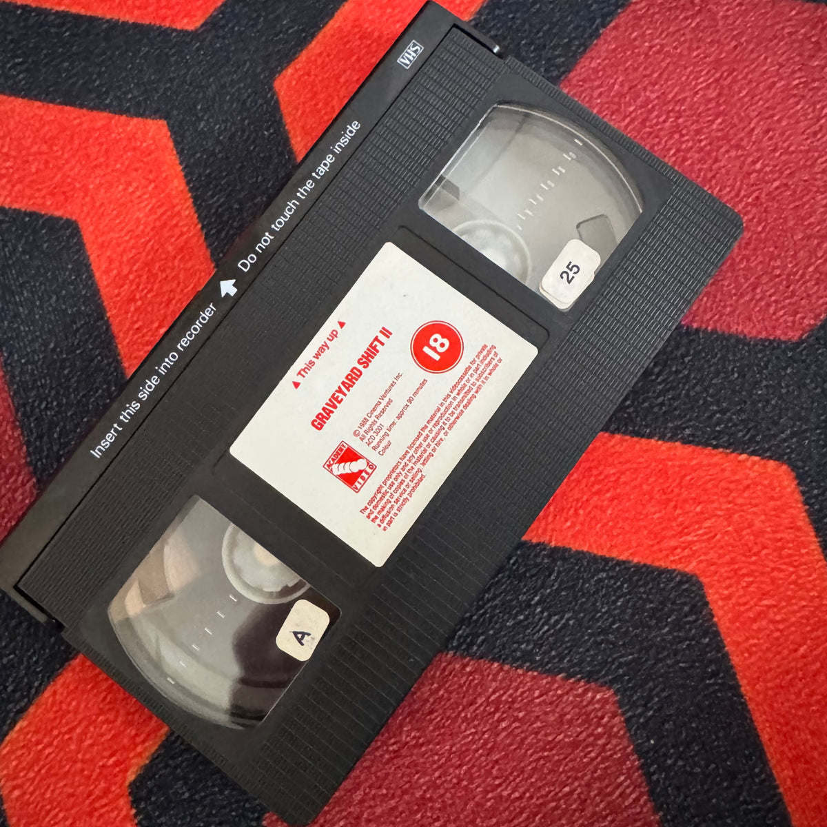 Graveyard Shift Ex Rental VHS Video (1986) ACDV3001
