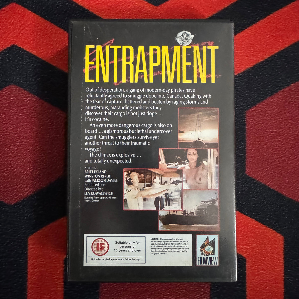 Entrapment Ex Rental VHS Video (1983)