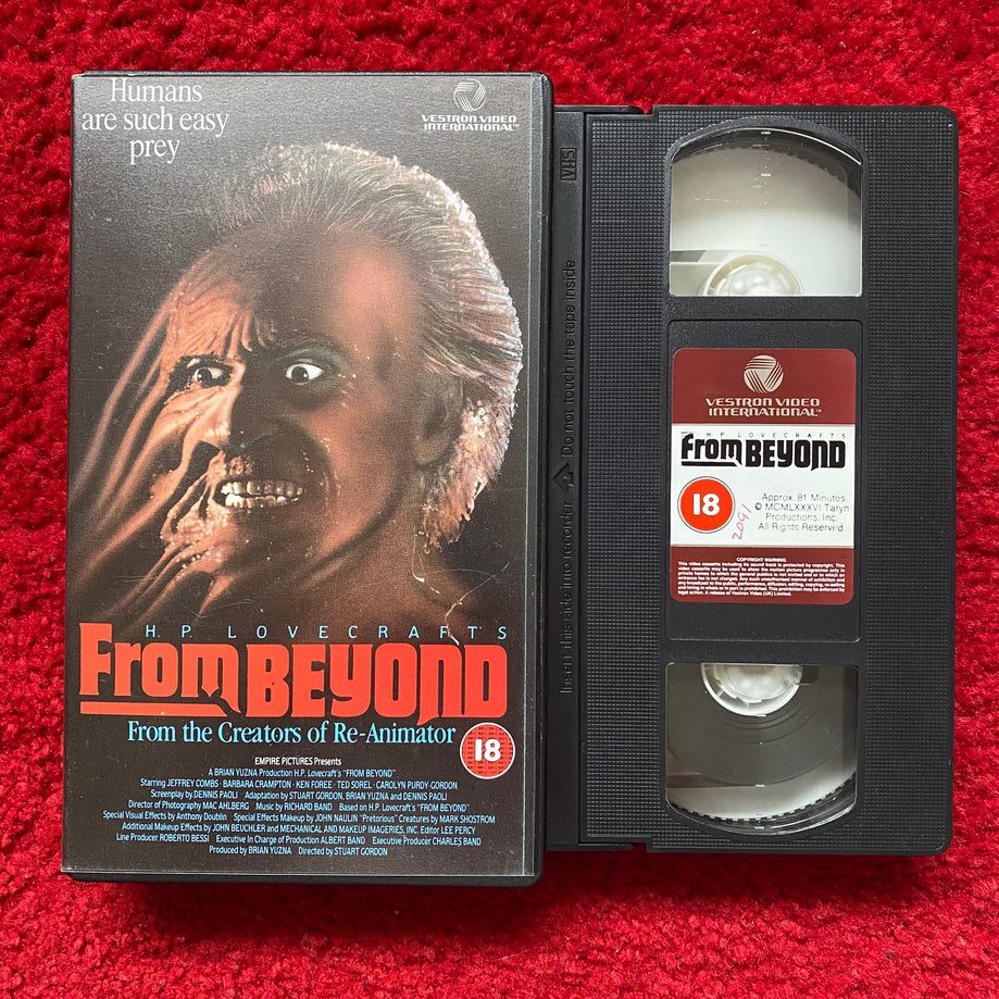 From Beyond VHS Video (1986) VA15182