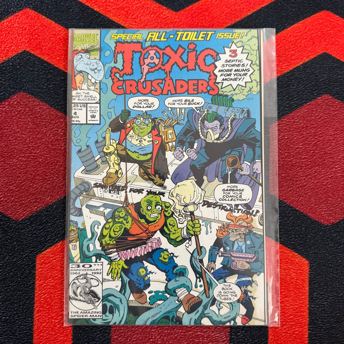Toxic Crusaders Marvel Comic Book #4 (August 1992)