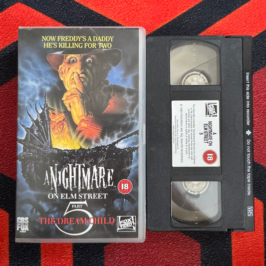 A Nightmare on Elm Street Part 5: The Dream Child VHS Video (1989) 2400