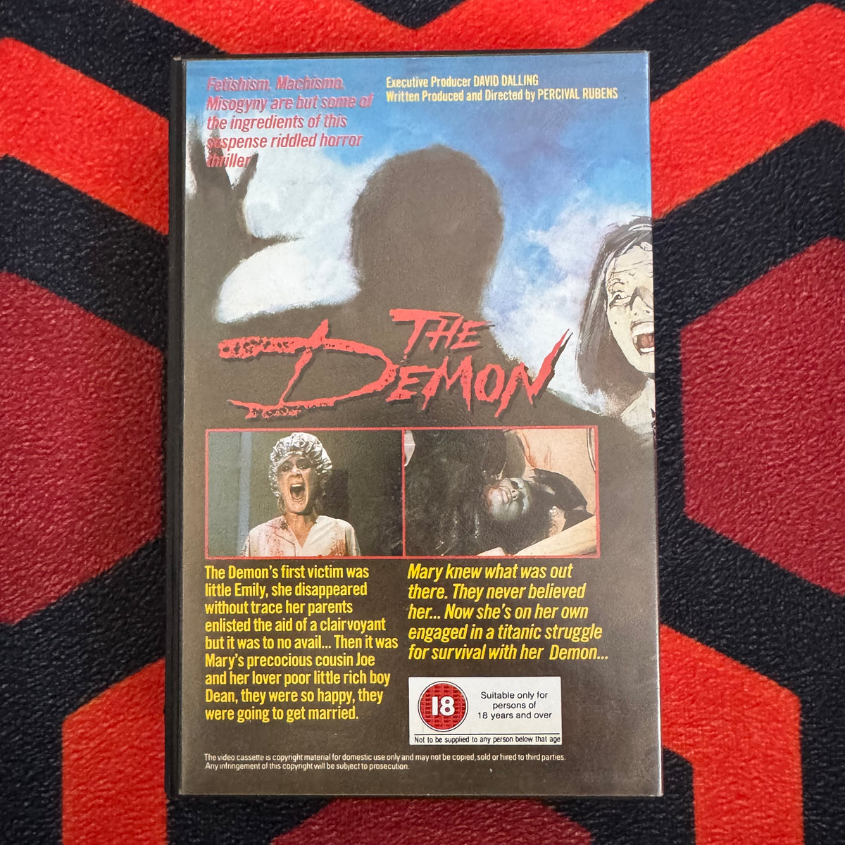 The Demon Ex Rental VHS Video (1981) ACV520