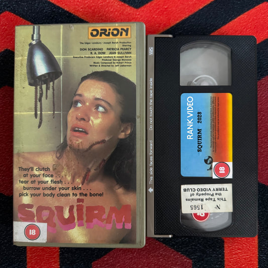 Squirm Ex Rental VHS Video (1976) 2028Y [MOULD]