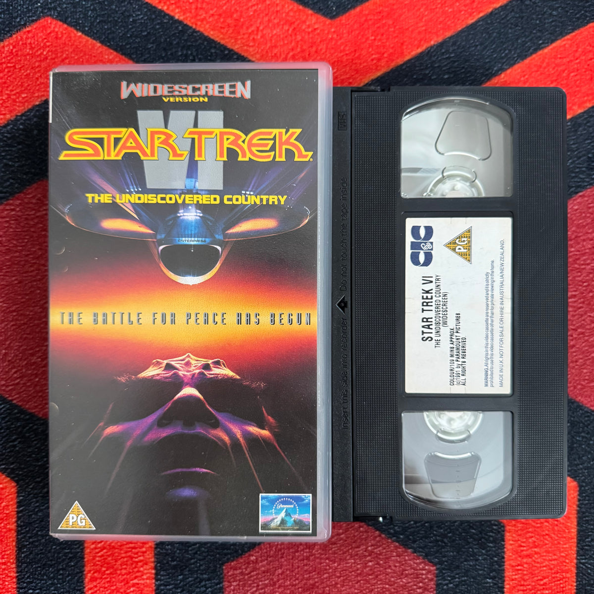 Star Trek VI: The Undiscovered Country VHS Video (1991) VHR2759