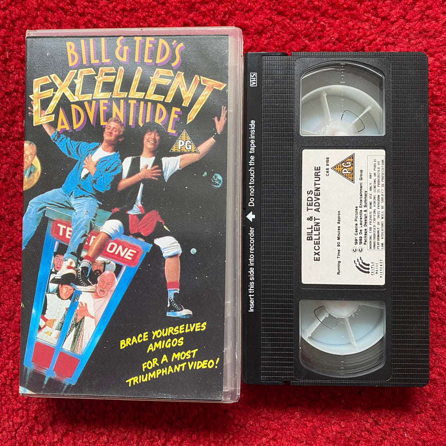 Bill & Ted's Excellent Adventure VHS Video (1989) CAS9158