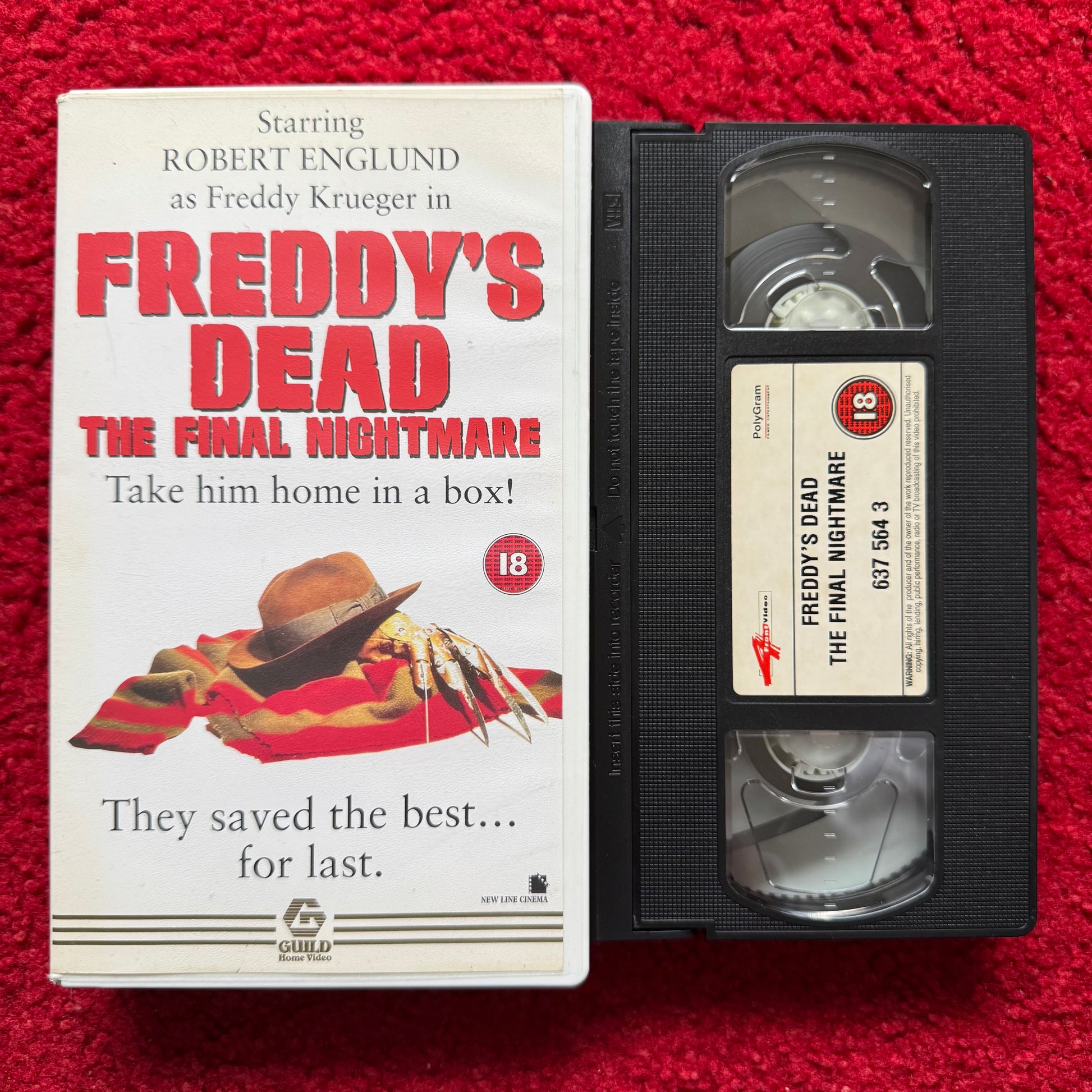 Freddy's Dead: The Final Nightmare VHS Video (1991) 6375643