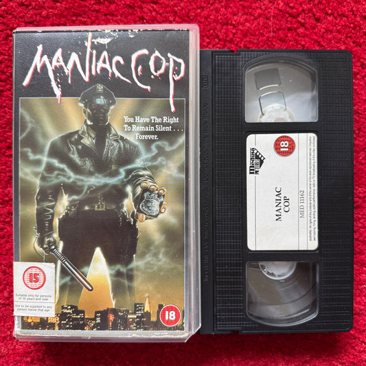 Maniac Cop VHS Video (1988) MED11162
