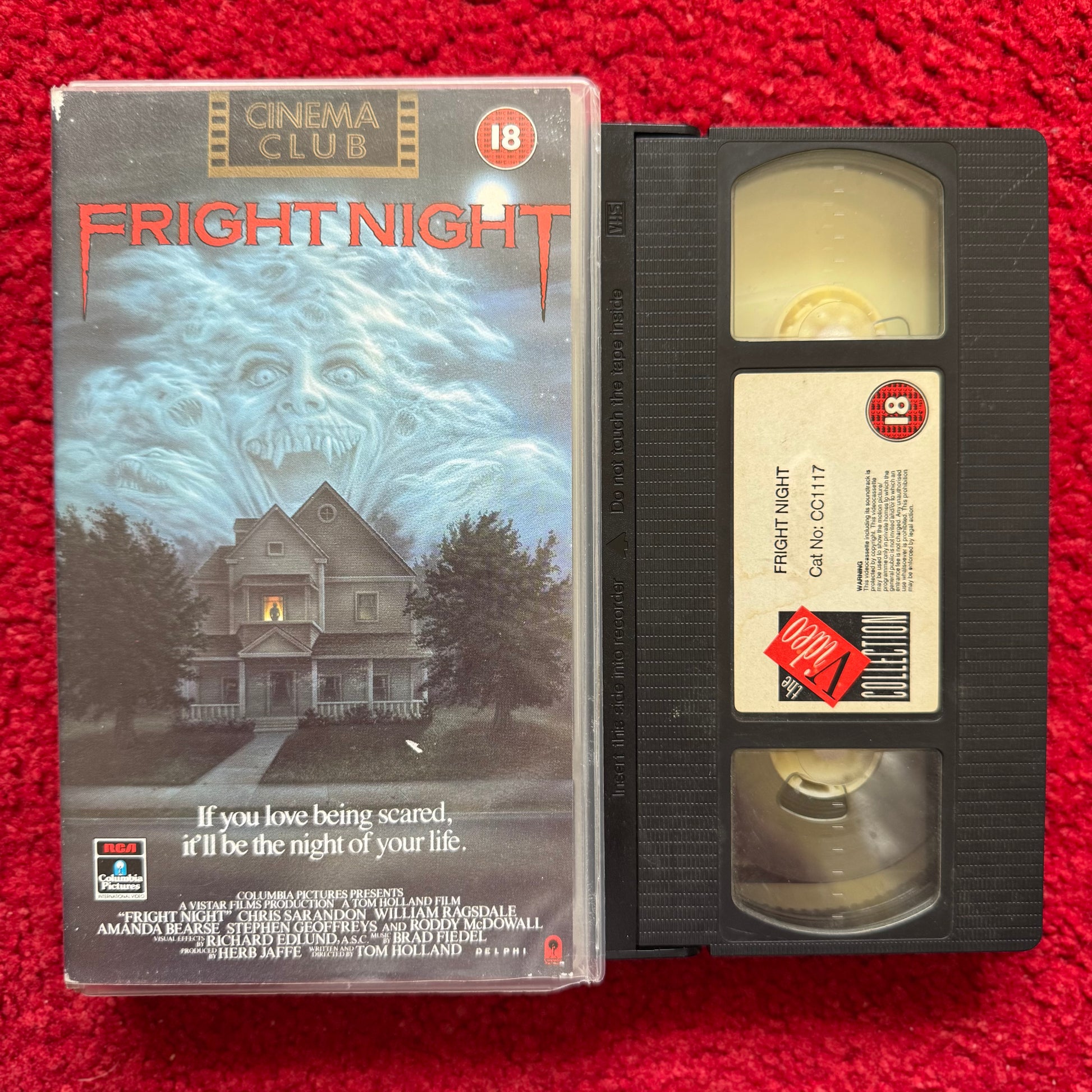 Fright Night VHS Video (1985) CC1117