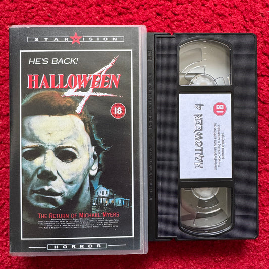 Halloween 4 VHS Video (1988) EUKV6006