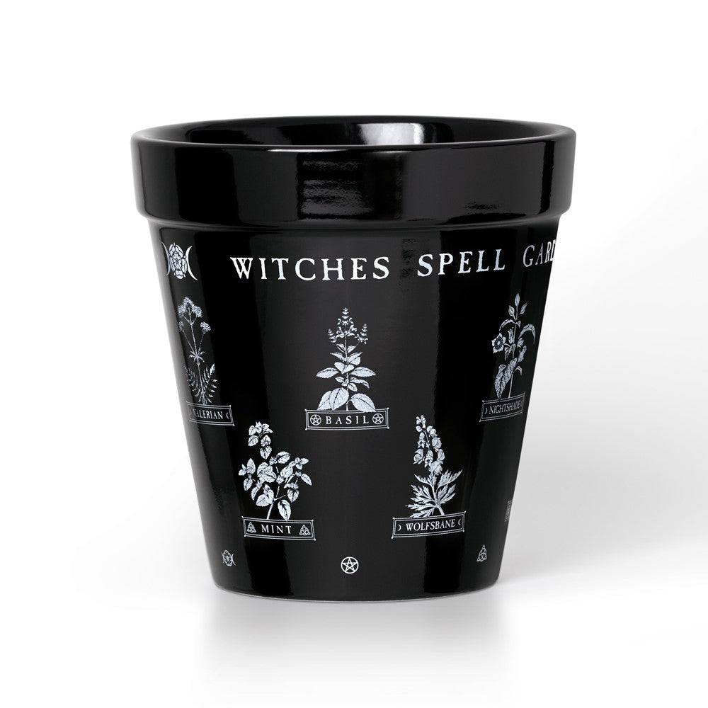 Alchemy Gothic Witches Spell- Garden Plant Pot (GPP6)