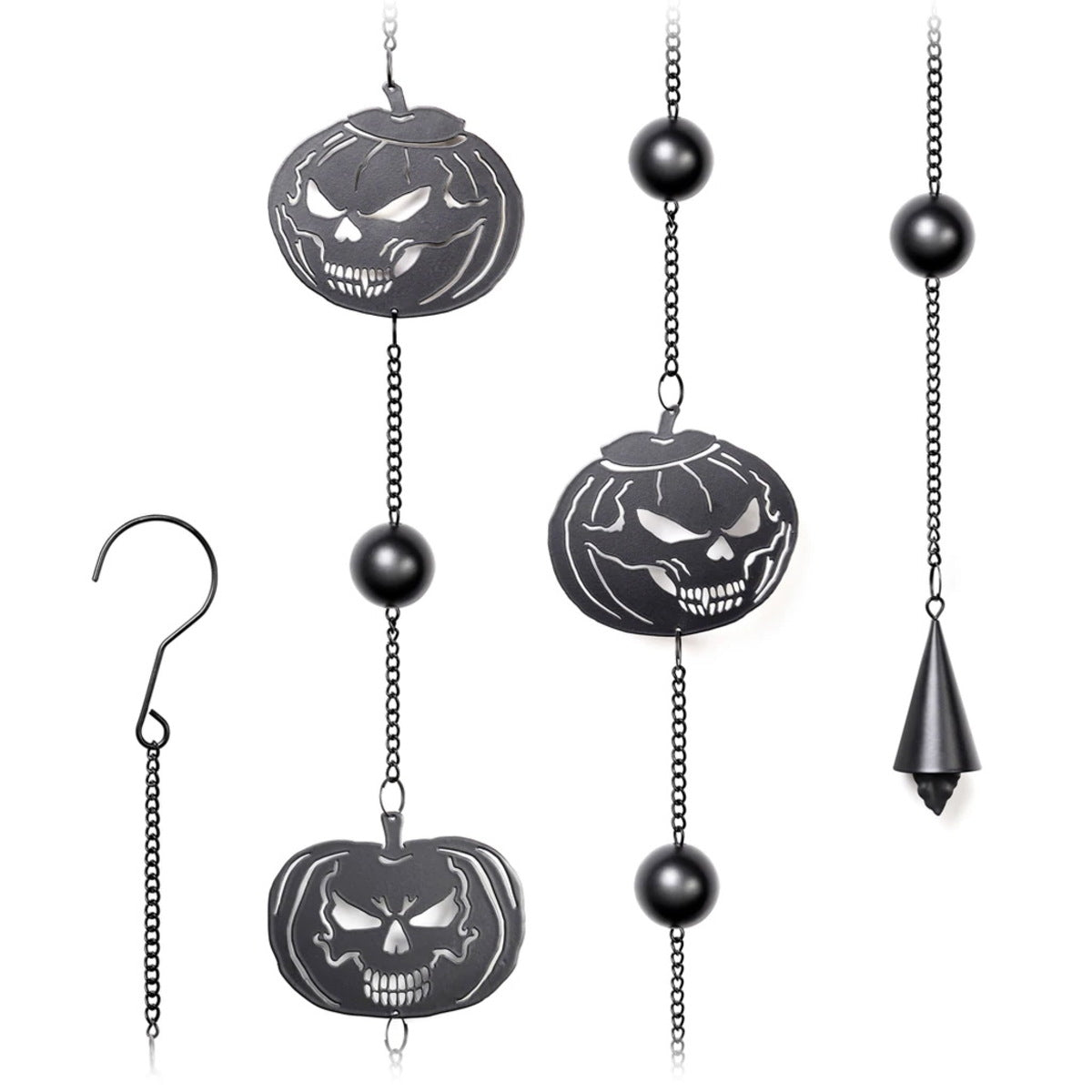 Alchemy Gothic Pumpkin Skull Hanging Decoration (HD16)
