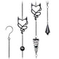 Alchemy Gothic Devil Heart Hanging Decoration (HD19)