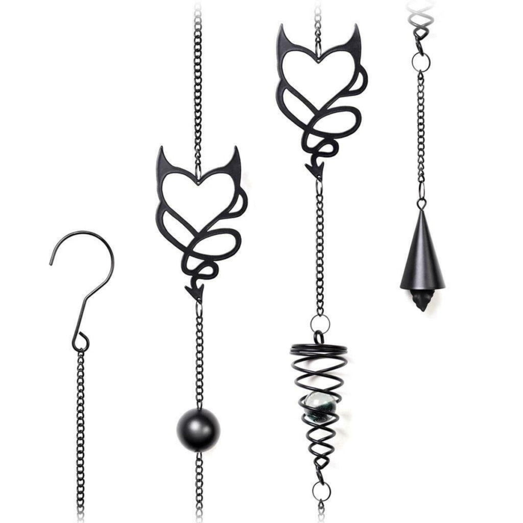 Alchemy Gothic Devil Heart Hanging Decoration (HD19)