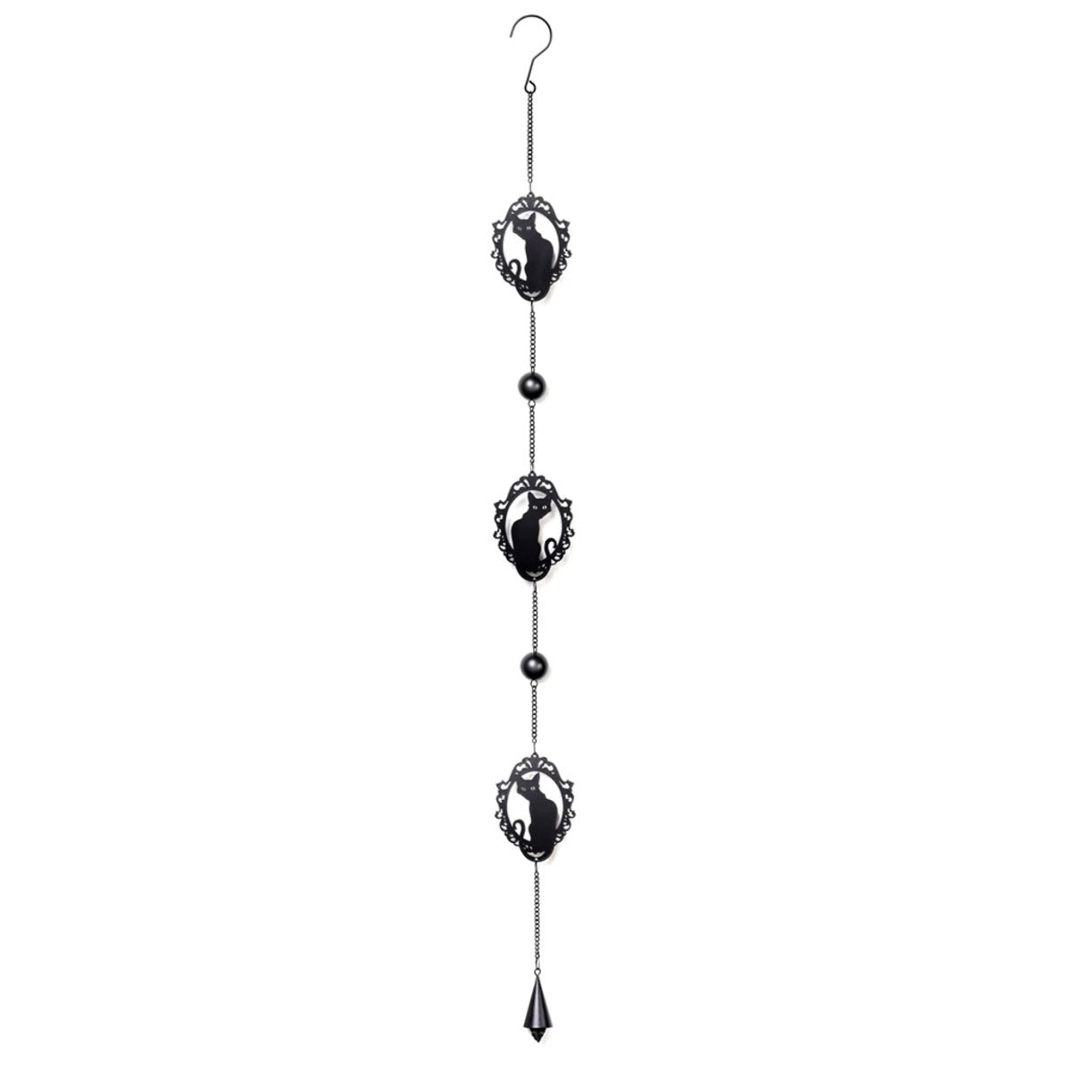 Alchemy Gothic Cat Silhouette Hanging Decoration (HD20)