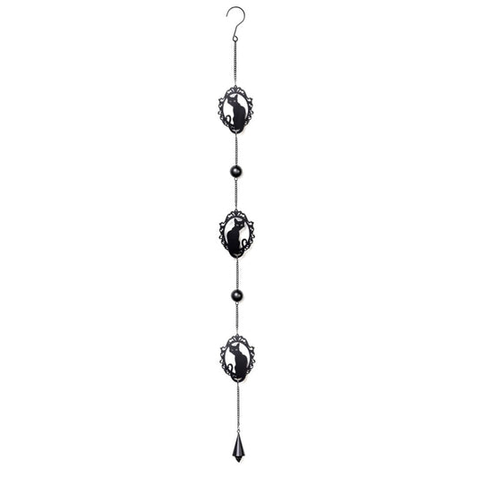 Alchemy Gothic Cat Silhouette Hanging Decoration (HD20)