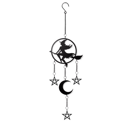 Alchemy Gothic Witch by Moonlight Hanging Decoration (HD29)