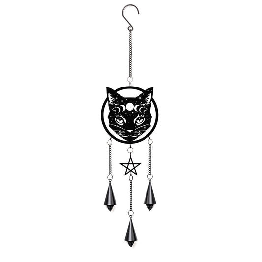 Alchemy Gothic Celestial Cat Hanging Decoration (HD34)