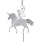 Alchemy Gothic Crystal Fairy Unicorn Hanging Decoration (HD4)