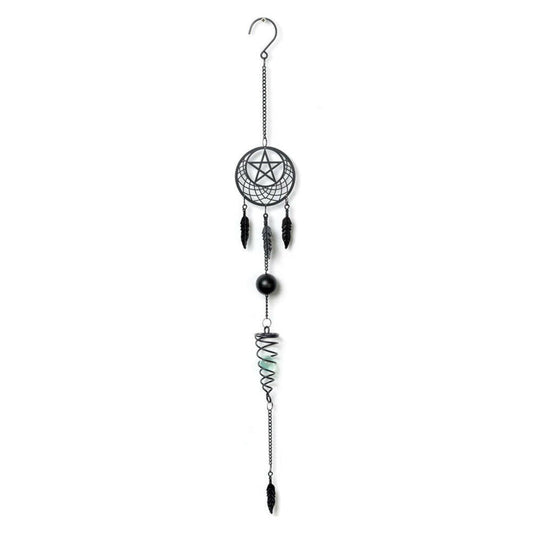 Alchemy Gothic Pentagram Dream Catcher Hanging Decoration (HD8)