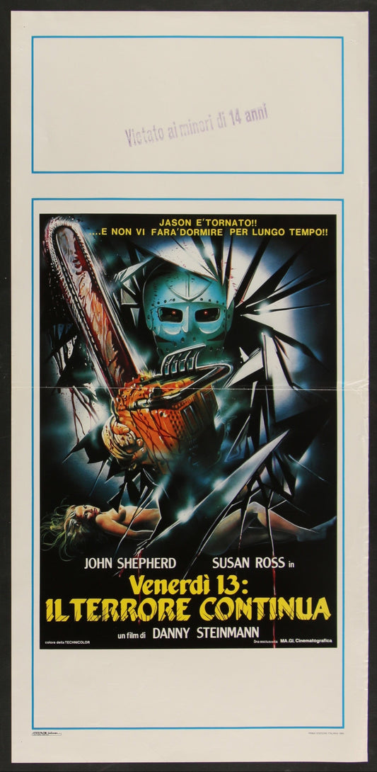 Friday The 13th Part V: A New Beginning (1986) Original Italian Locandina Movie Poster