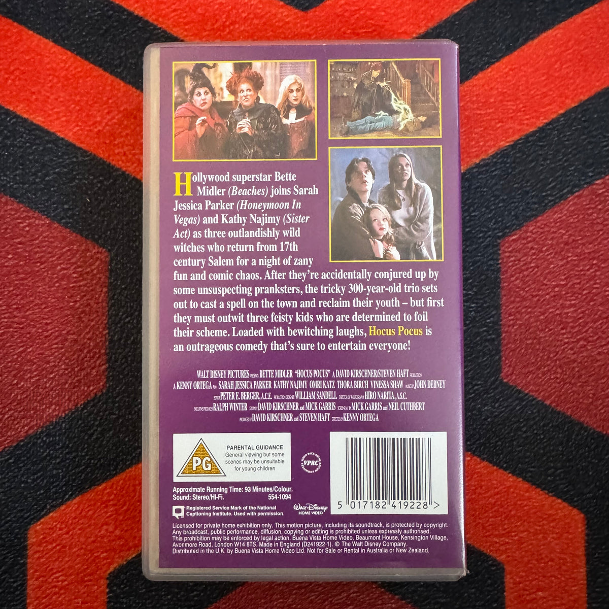 Hocus Pocus VHS Video (1993) D241922