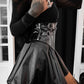 Dark in Lia Punk Love Patent Leather Waist Corset with Metal Accents - Size UK 18 Left Only!